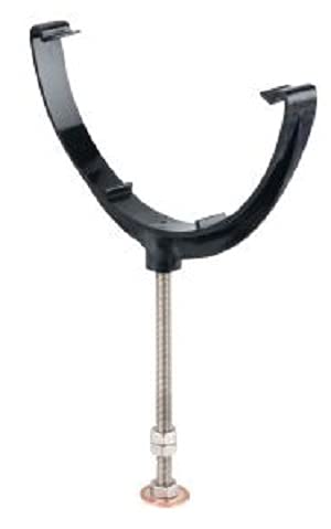 Pack of 2 Osma 6T694B Black Roofline PVC-U 111mm Rise & Fall Bow/Pin