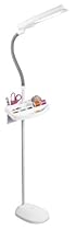 OttLite Z23002-SHPR  18-watt WingShade Floor Lamp, White Finish