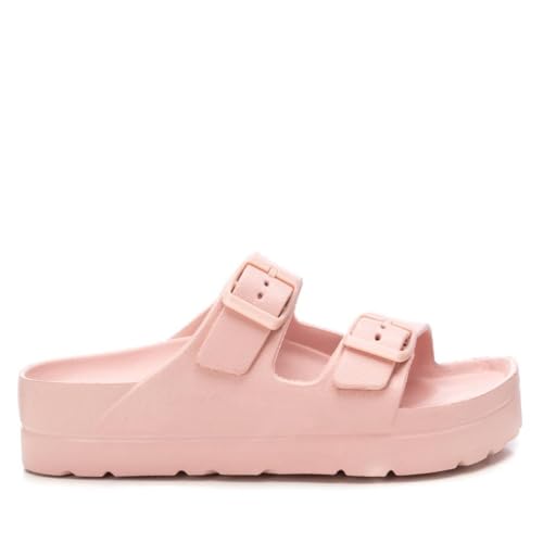 XTI - Chancla Niña Nude - Calzado Cómodo y Versátil - Moda casual - Modelo 15127306 (Talla 38)
