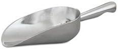 (3 Pack Value Bundle) ADCALS5 Cast Aluminum Ice Scoop, 5 in, 5oz