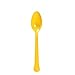 Yellow Sunshine Plastic Heavy Weight Spoons (50 Count) - Premium Disposable Plastic Cutlery, Perfect for Home Use and All Kinds of Occasions
