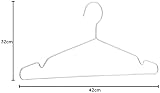 Amazon Basics Stainless Steel Clothes Hangers 20 Pack view 8