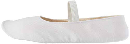 Leo Women's Imported Gym Pump Dance Shoe, White, 42 Medium EU (9 US)