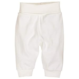 Schnizler Uniseks babyjoggingbroek babybroek melange met elastische buikomslag, Oeko-tex Standard 100