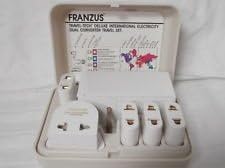 Franzus Travel Classics Dual Converter Adapter Set 1650w