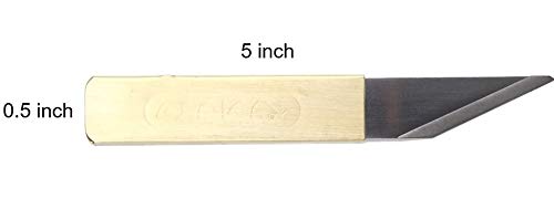 Tikusan Japanese Brass Knife (Kiridashi) for Right Hand 1Set - Thumbnail 3