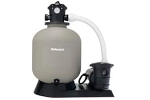 HARRIS POOL PRODUCTS Doheny's Harris Pool Pro Sand Filter Pump for Above Ground Pool, 24" Tank with 1.5 HP Pump