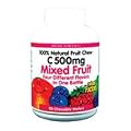 Natural Factors - 100% Natural Fruit Chew C Jungle Juice 500 mg.
