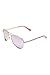 GUESS Factory Women's Metal Chain-Link Aviator Sunglasses