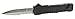 Viper 3, OTF, Black Handle, Bead Blast Blade, Serrated