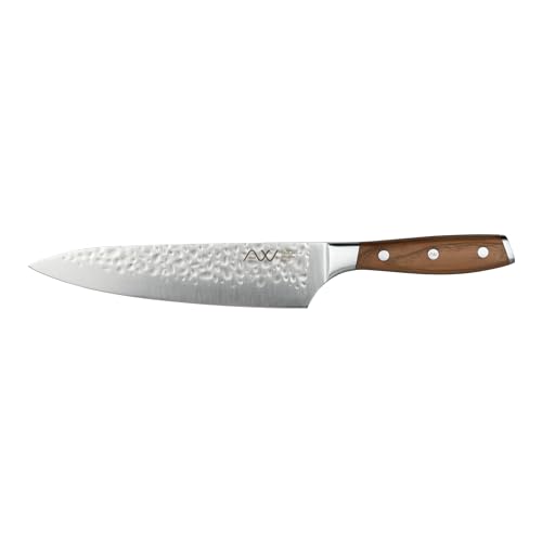 Rockingham Forge Ashwood 20cm Chef’s Knife, Stainless Steel Blade, Natural Wood Handle