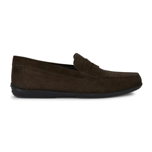 Geox U Ascanio C, Mocasin, marrón Oscuro, 40 EU