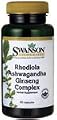 Rhodiola Ashwagandha Ginseng Complex 60 Caps