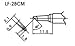 Aoyue Flow Type Solder Iron Tip WQ-2BCM Lead Free Type with Heater Cartridge