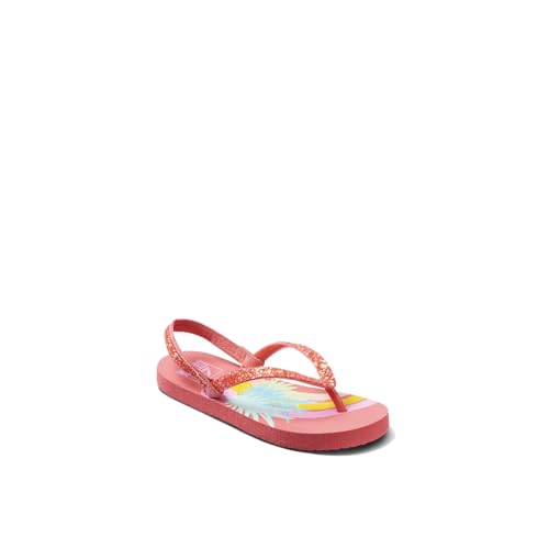 REEF Little Stargazer Prints Girls Sandal Pineapple Rainbows 3 C