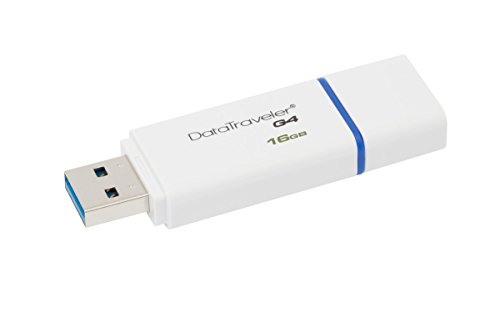 Kingston Digital 16GB Data Traveler 3.0 USB Flash Drive - Blue (DTIG4/16GB )