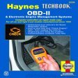 Haynes OBD-II reader connecting to vehicle OBD-II port to read codes and diagnostics