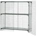 Global Industrial Commercial 1-Tier 2 Door Wire Mesh Security Locker, 48