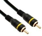 PcConnectTM Composite Video Cable, RCA Male / RCA Male, High Quality, 12 feet cable