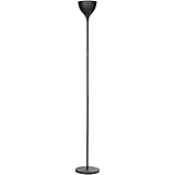 Brightech - SKY Elite LED Torchiere Floor Lamp - Dimmable Super Bright 20-Watt LED - Warm White Color - Sleek Black Finish