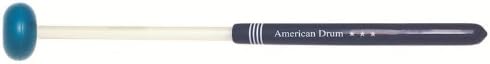 American Drum P13 Pair Hard Blue Rubber Mallets for Soprano Xylophone