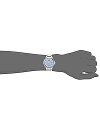 Seiko Women 's' Ladies 'acero inoxidable de cuarzo reloj de vestir, color: plateado (modelo: sut351)