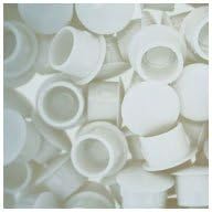 WIDGETCO 1/2" White Hole Plugs