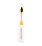 High Quality Bristles Blended Binchotan Charcoal Toothbrush By Morihata (Yellow)