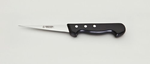 Kaninchenmesser Stechmesser, 5' = 13 cm, 3,0 mm Rückenstärke, Holzgriff, Marsvogel Solingen