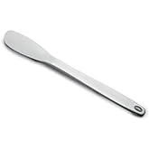 11" Long Flexible Heat Resistant Nylon Spatula Scraper - White