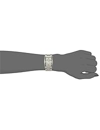 Bulova Reloj de Diamond Accent dos tonos para mujer, talla única, Plateado