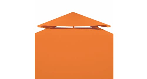 Pavillon-Ersatzdach 310 g/m² Gartenbauten Pavillon-Rahmen Dächer für Pavillions stabil Terracotta-Rot 3x3 m – Bild 3
