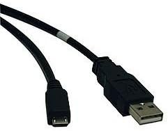 Ziotek ZT1311546 HC1 A Male To Micro B Male, 1-Feet Usb 2.0 Shortys, Black by Ziotek