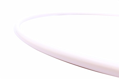 The Spinsterz Adult Polypro Hula Hoop. Performance and Dance Hoop. (Whipped Cream, 34" x 3/4" OD (Beginner - Intermediate))