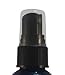 wolfmoon botanicals WM (Bulk Pack of 24) 2oz Amber Cosmo Travel Refillable, Empty PET Plastic Bottles with Black Spray Top - DIY travel, hydration, aromatherapy, arts & crafts, and more