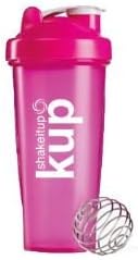 Shakeitup KUP Pink/Pink Loop Top 600 Ml 28 Ounce Protein Shaker