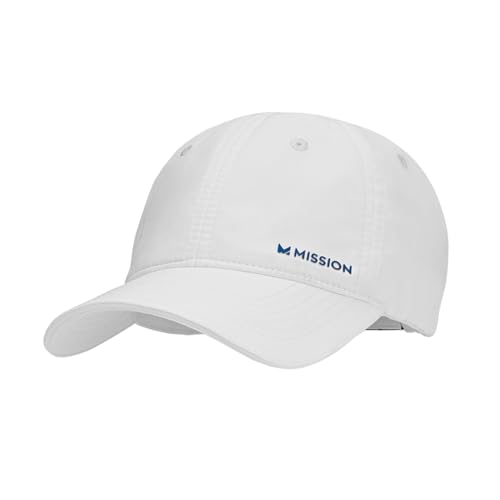 MISSION Cooling Performance Hat, Unstructured Low-Profile Adjustable Fit - UPF 50 - for Running, Workouts & Outdoors