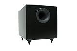Audioengine S8 250W Powered Subwoofer, Built-in Amplifier (Black)