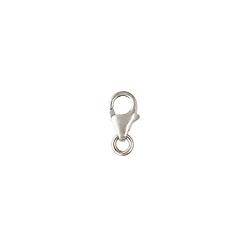 24 Qty. 8mm Lobster Claw Clasp with Open Jump Ring .925 Sterling Silver by JensFindings