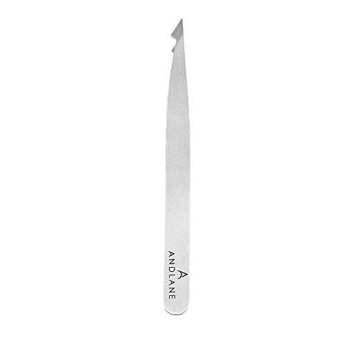 Andlane Tweezers Set - Professional Stainless Steel 4-Piece Precision Tweezer for Men & Women - Great for Facial Hair Removal, Eyebrow Shaping, Splinters & Ingrown