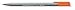 STAEDTLER 334-4 Triplus Fineliner Superfine Pen, 0.3mm Line Width - Orange (Box of 10)