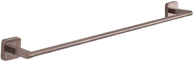 Tonga Porta Asciugamani Bagno da Parete Lunghezza 60cm, Porta Asciugamani Muro Fissaggio Tramite Viti o Adesivo, Finitura Oro Rosa, Porta Salviette Bagno da Muro in Acciaio Inox e Cromall