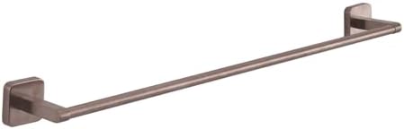 Tonga Porta Asciugamani Bagno da Parete Lunghezza 60cm, Porta Asciugamani Muro Fissaggio Tramite Viti o Adesivo, Finitura Oro Rosa, Porta Salviette Bagno da Muro in Acciaio Inox e Cromall