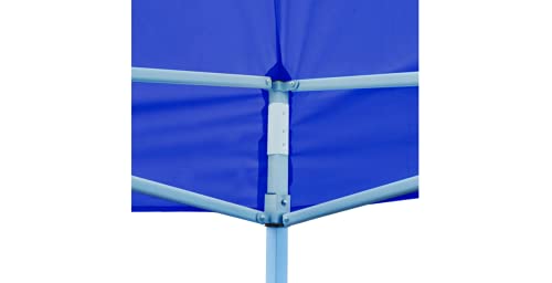 Pop-Up-Partyzelt Faltbar Gartenbauten Pavillons und Partyzelte stabil Blau 3×6 m – Bild 7