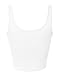 makeitmint Women's Freesize Scoopneck Racerback Crop Tank Top Medium YIK0018_05White
