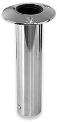 MARINE BOAT STAINLESS STEEL 316 FISHING ROD HOLDER 8.6/" FLUSH MOUNT 30 DEGREES