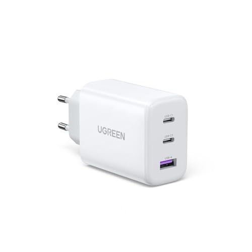 UGREEN USB C Ladegerät 65W PD Netzteil 3-Port Charger Adapter PPS 45W Schnellladegerät kompatibel mit MacBook Pro/Air, iPad, iPhone 17/16/15/14, Galaxy S25 Ultra, Pixel, Steam Deck (Weiß) thumbnail 1