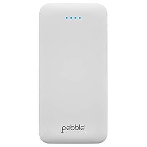 Pebble Fuel 20,000 mAh high-Speed Power Bank (White)