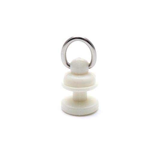 Treely 40Pcs Ceiling Track Rollers Curtain Carrier Drapery Rail Sliding Glider for Windows Shower Curtain Tracks