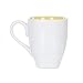 DEMDACO Bird in Nest Watercolor Green On White 16 Ounce Glossy Stoneware Mug With Handle